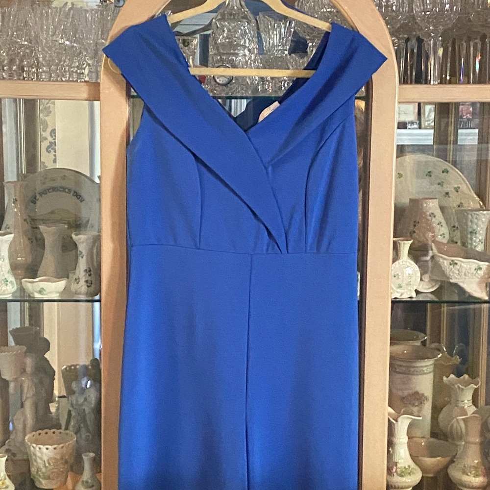 Quiz Wide leg royal blue, step into  jumpsuit.